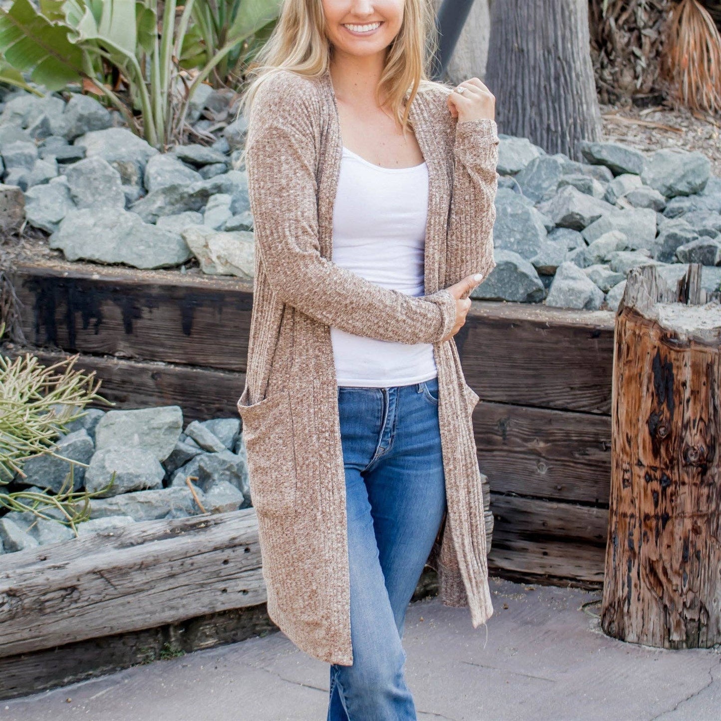 Textured Knit Cardigan