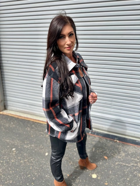 Penny Flannel Shacket