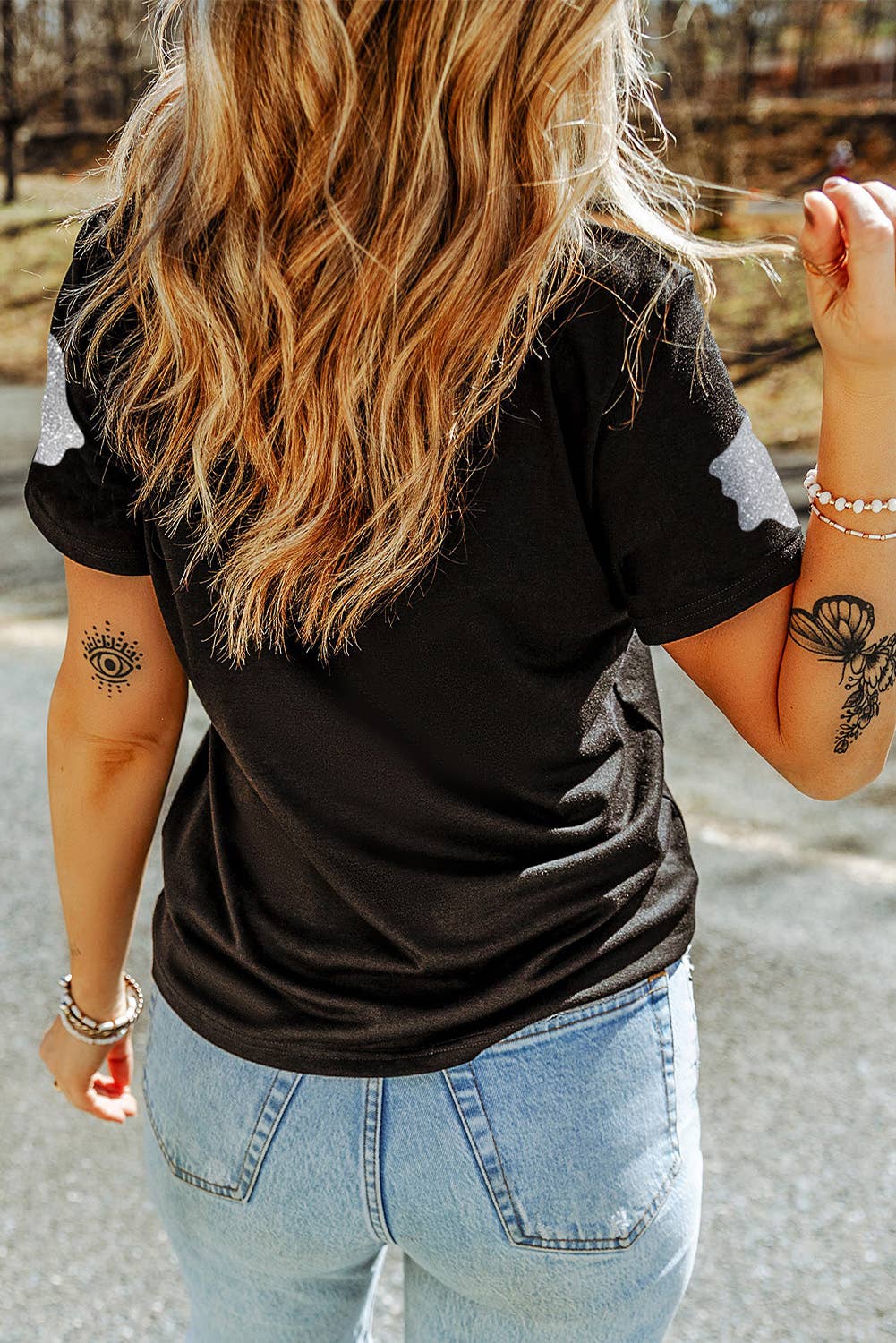 The Boo Crew Tee – Glitter Ghosts Edition
