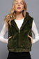Plush Zip-Up Hooded Vest