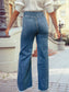 The Canyon High-Rise Flare Jeans – Button Fly & Raw Hem