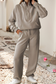 Half-Zip Thumbhole Sleeve Hoodie and Pants Set