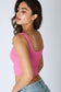 Summer Crush Ribbed Crop Tank