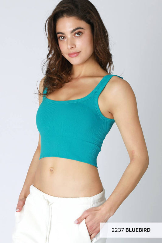 Summer Crush Ribbed Crop Tank