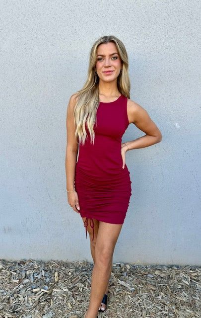 Adel Ribbed Bodycon Dress