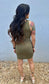 Adel Ribbed Bodycon Dress