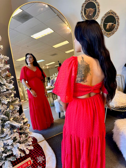 Amelia Open Back Dress