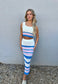 Ariana Sleeveless Two-Piece Skirt Set-Top