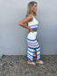 Ariana Sleeveless Two-Piece Skirt Set-Top