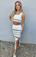Ariana Sleeveless Two-Piece Skirt Set-Top
