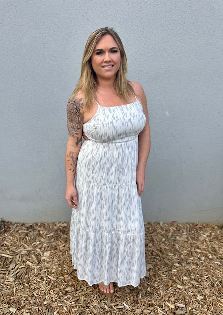 Blossom Open Back Maxi Dress