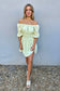 Ellie Smock Open Back Mini Dress
