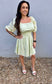 Ellie Smock Open Back Mini Dress