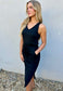 Emily V Neck Sleeveless Dress