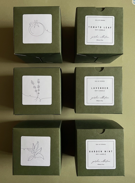 Garden Botanical Soy Candle Collection