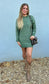 Grace cable Knit Loose Fit Sweater Dress