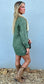 Grace cable Knit Loose Fit Sweater Dress