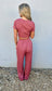 Hailey Wide Leg Lounge Set-Top