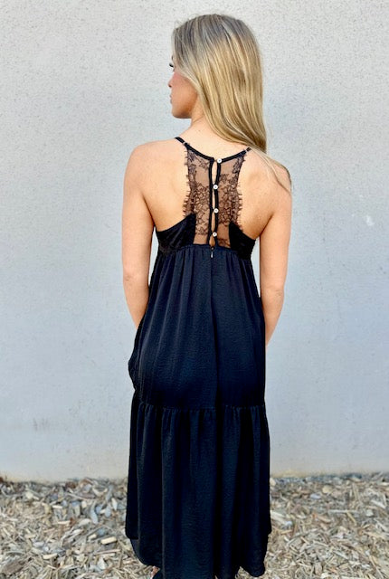 Jayden Lace Tank Maxi Dress