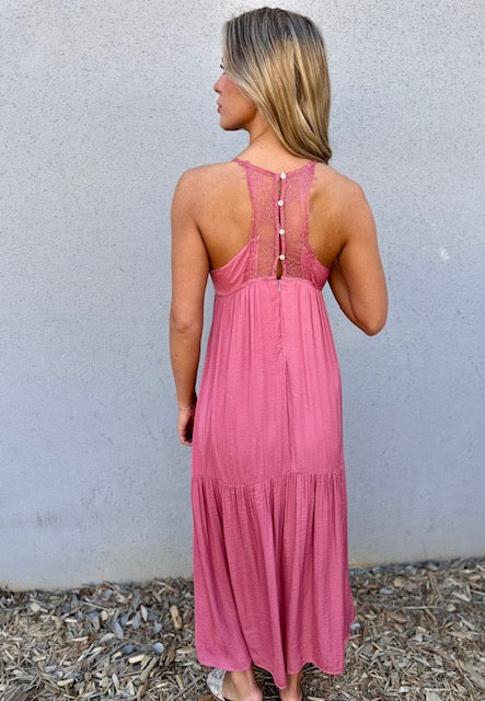Jayden Lace Tank Maxi Dress