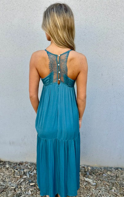 Jayden Lace Tank Maxi Dress
