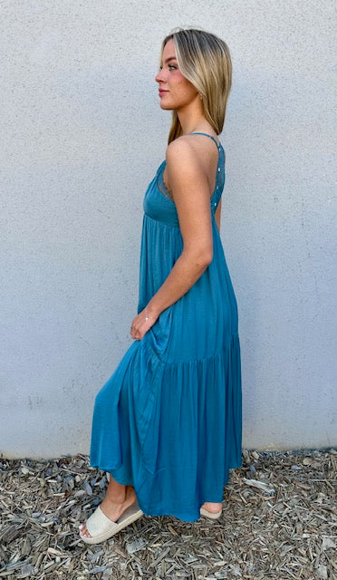 Jayden Lace Tank Maxi Dress