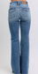 Judy Blue High-Waist Flare Jeans with Vintage Tint