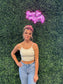 Kelly Ribbed Cropped Cami