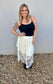 Madelyn Lace Cascading High Waist Skirt
