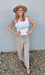 Meadow Lace Trim Linen Pants