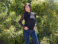 Nora Short Sleeve Mesh Top with Cami