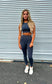 Sleeveless Top and Leggings-Top
