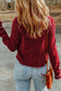 The Game Day Waffle Knit – Touchdown Red