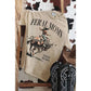 Feral Moms Social Club Graphic Tee – Western Cowboy Rodeo Mom Shirt