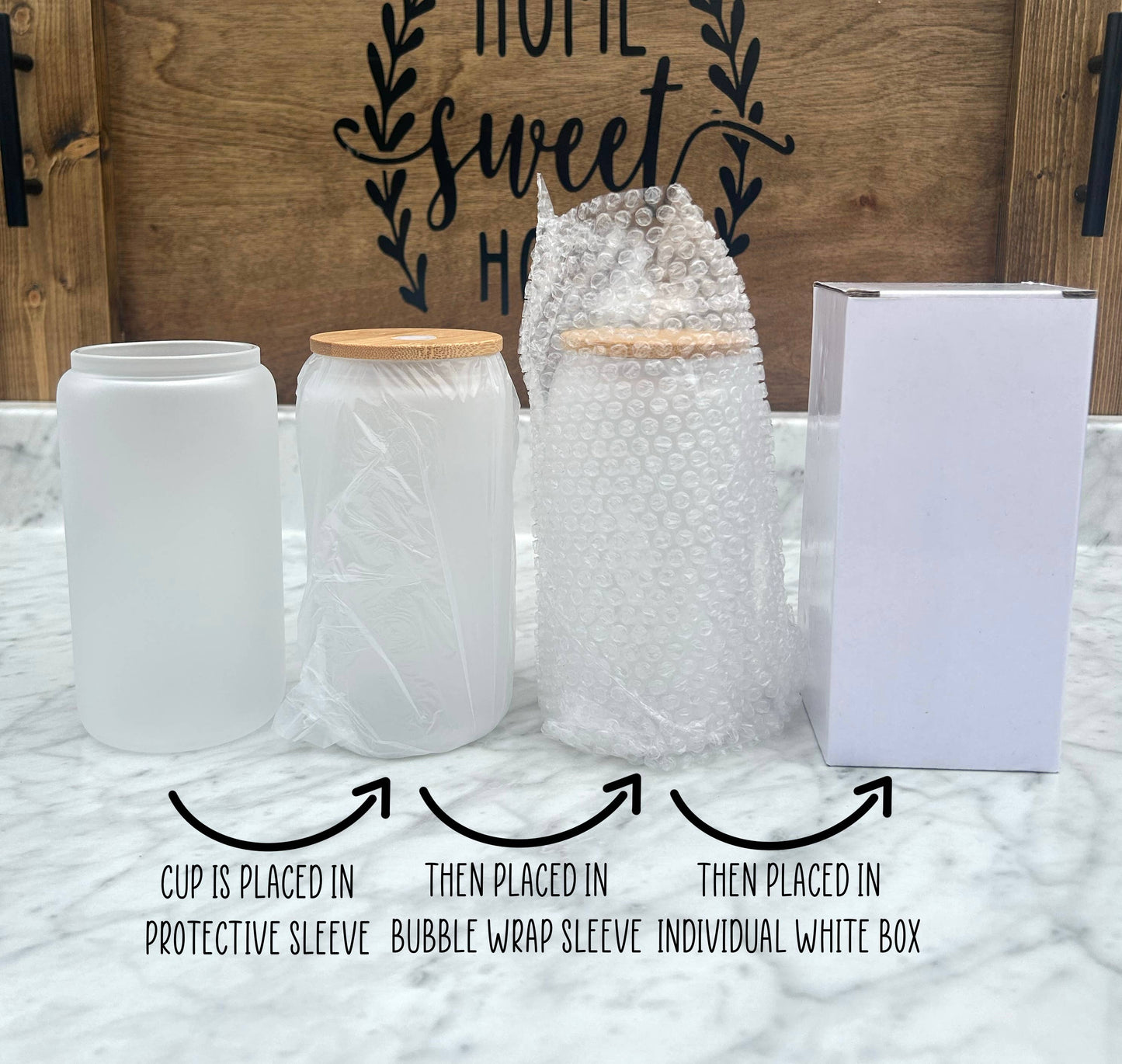Mama Mommy Mom Bruh 16oz Libbey Glass Frosted Tumbler